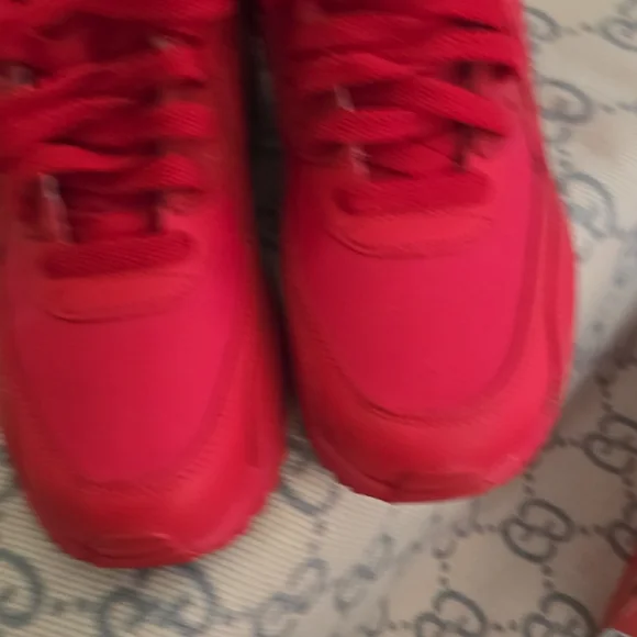 Nike Kids Air Max Bright Red Sneakers - Picture 8 of 8